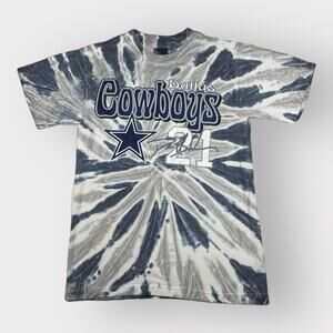 Vintage Deion Sanders 21 Cowboys T-Shirt Size M Tie Dye NFL 90s